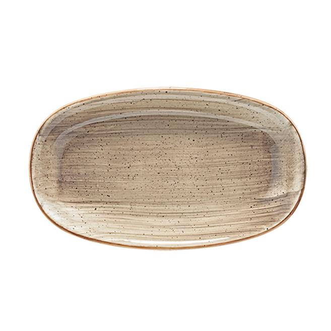 Bonna Aura Terrain Gourmet Oval Kayık Tabak 19 cm