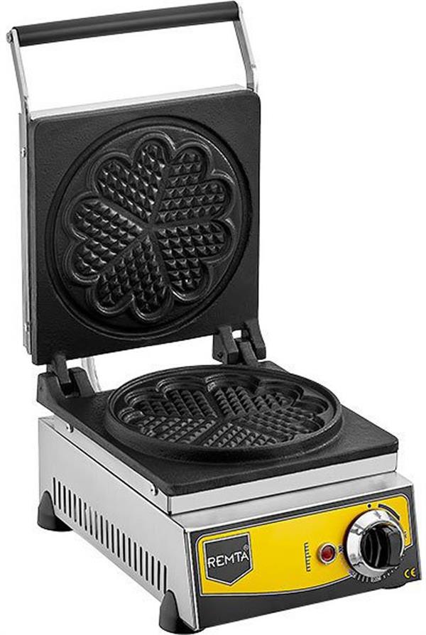 Çiçek Model Waffle Makinesi Elektrikli 21 cm Çap W12