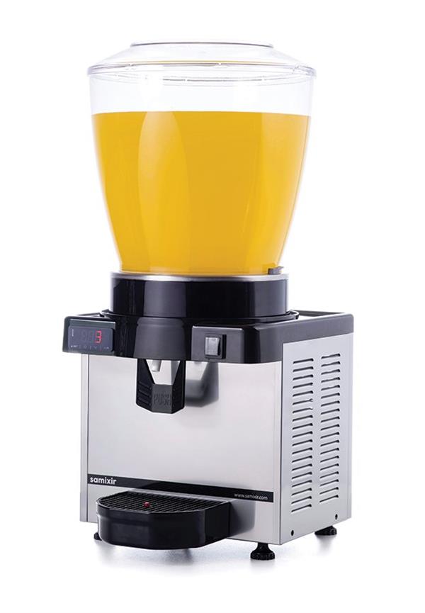 M22 Dijital Panoramik Karıştırıcılı Soğuk İçecek Dispenseri Inox 22 Litre M22.DI