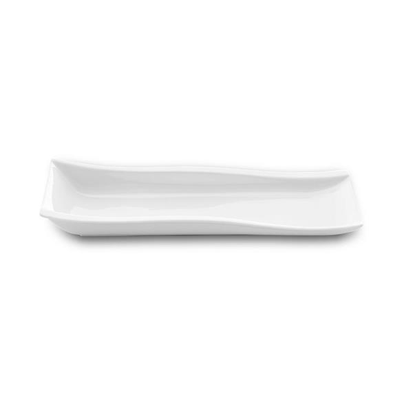 Porselen Açık Büfe Kayık Tabak 37x14 cm