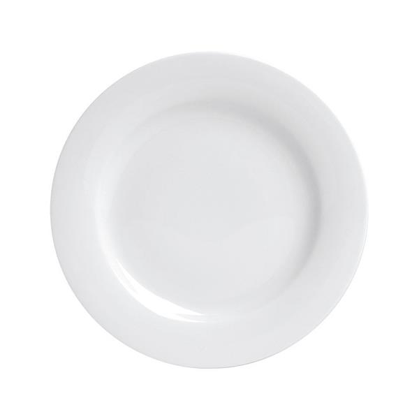Porselen Dove Beyaz Düz Tabak 17Cm 