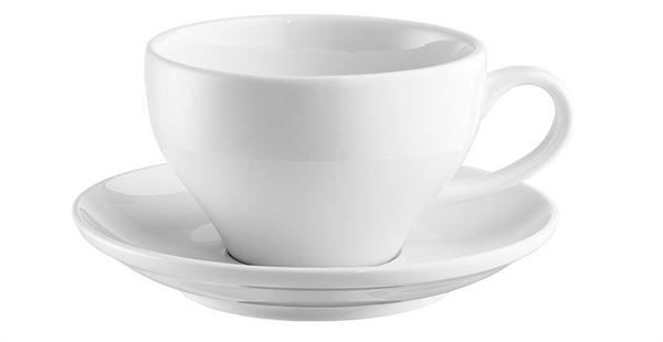 Porselen Piazza Cappucino Fincanı ve Tabağı
