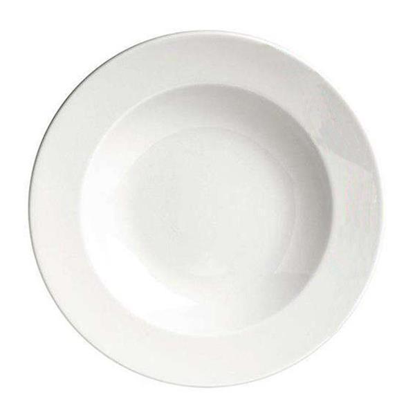 Porselen Soley Beyaz Çukur Tabak 30Cm 