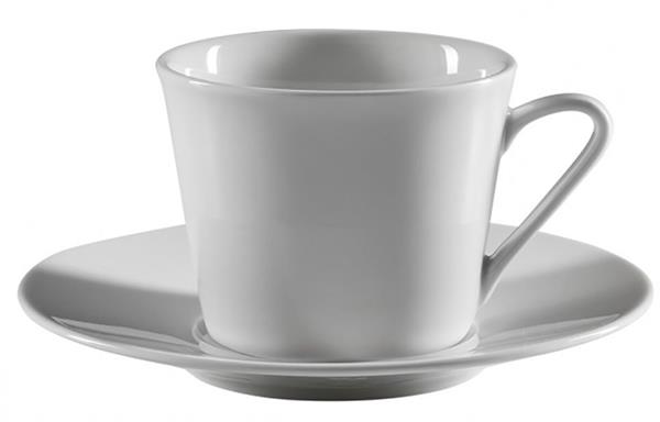 Porselen Vals Çay Fincanı ve Tabağı