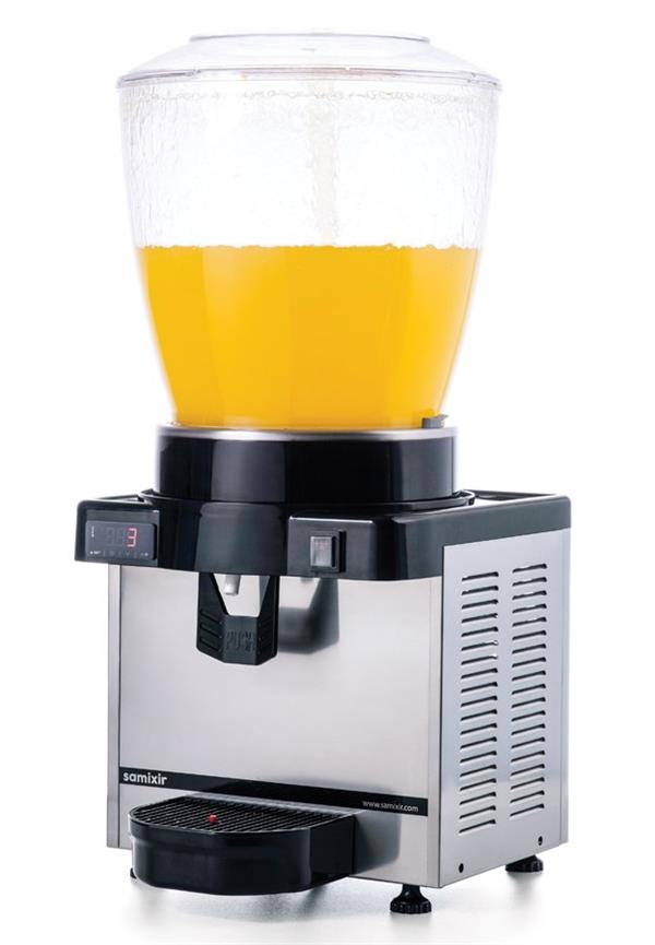 S22 Dijital Panoramik Fıskiyeli Soğuk İçecek Dispenseri Inox 22 Litre S22.DI