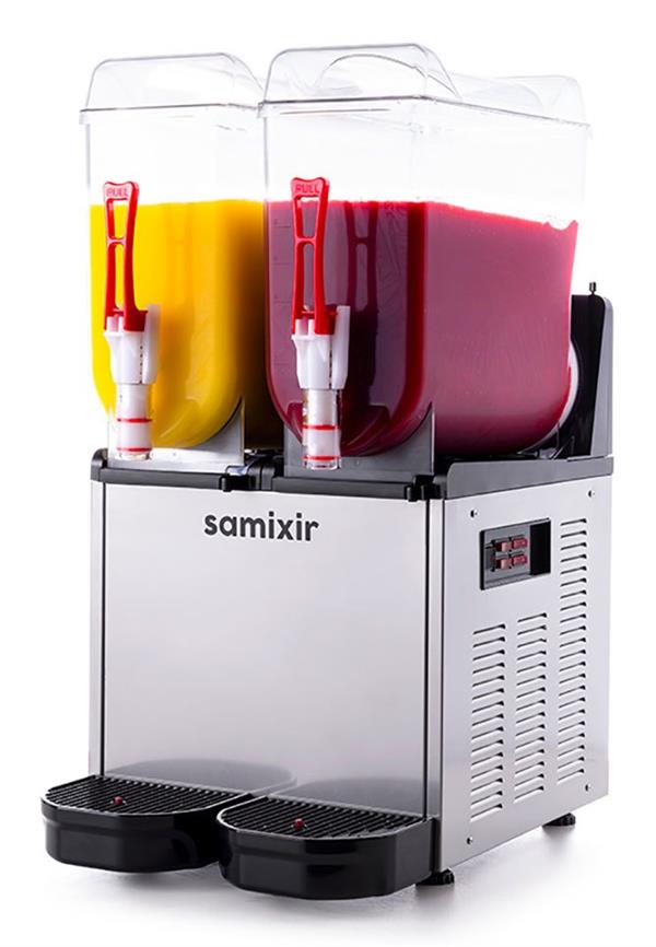 Slush Twin Meyve Suyu Dispenseri İki Bölmeli Inox SLUSH24.I